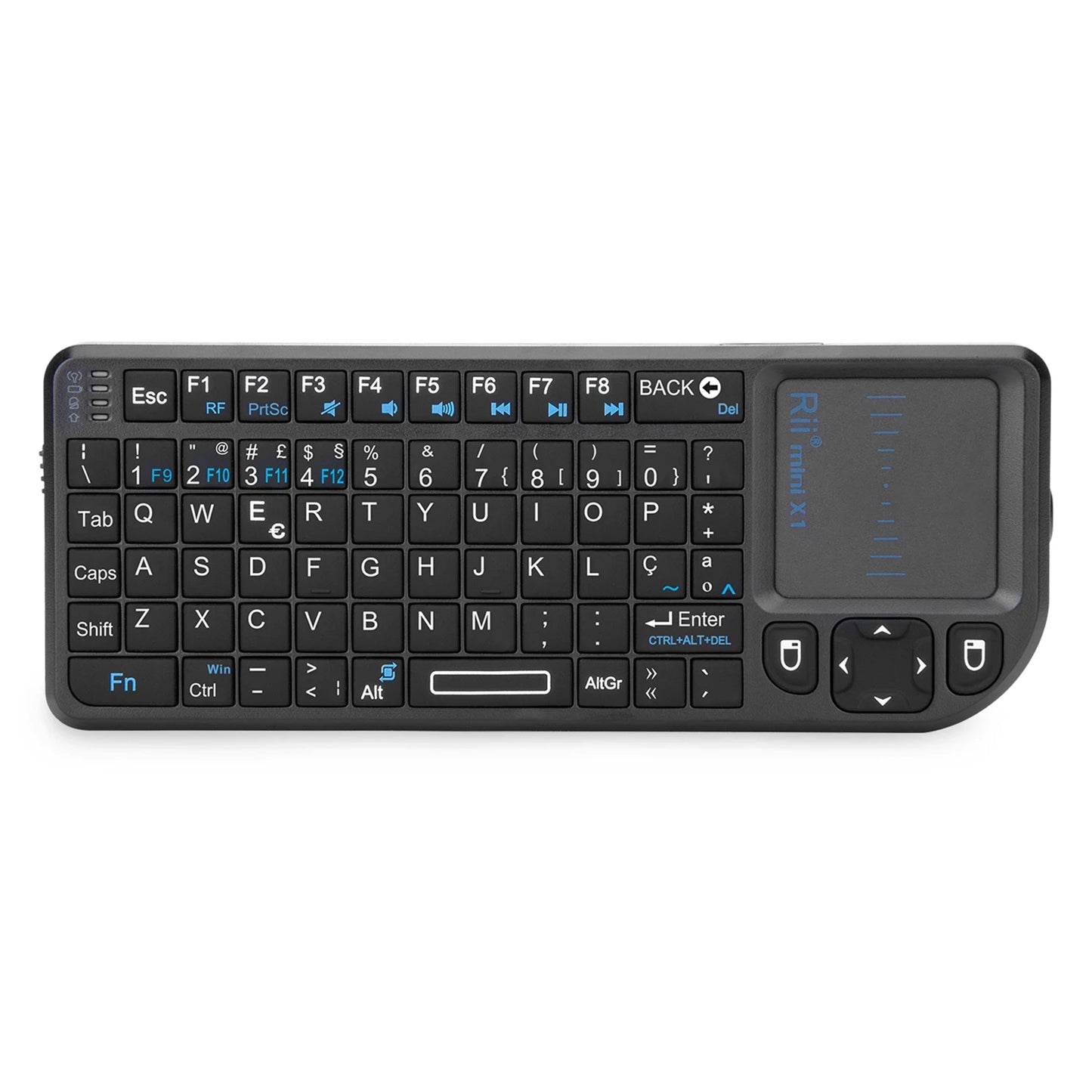 X1 2.4Ghz Mini Wireless Keyboard English/Es/Fr Keyboards with Touchpad for Android TV Box/Pc/Laptop