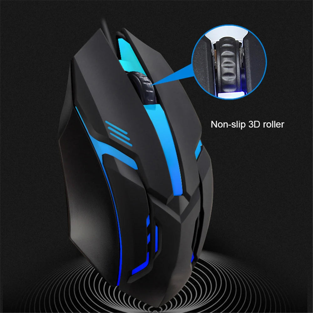 USB Wired Mouse RGB Colorful Mouse 5000 DPI Gaming Mouse Optical Wired Mouse Mice Ergonomic Mouse for PC Computer Laptop Macbook