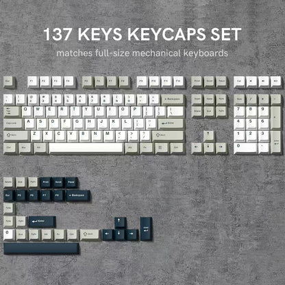 168 Keys Double Shot PBT Keycap Custom WOB Keycap Cherry Profile Keyboard Keycaps for Cherry Gateron MX Switches Gaming Keyboard