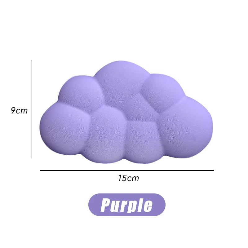 Cloud Shape Wrist Rest Pad Anti-Slip Desk Mat Memory Foam Palm Rest Ergonomic Mouse Pad Typing Wrist Rest Office Accessories