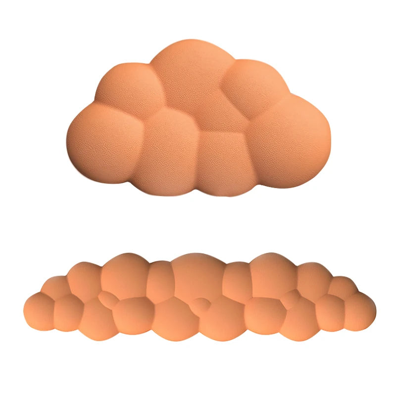 Cloud Shape Wrist Rest Pad Anti-Slip Desk Mat Memory Foam Palm Rest Ergonomic Mouse Pad Typing Wrist Rest Office Accessories