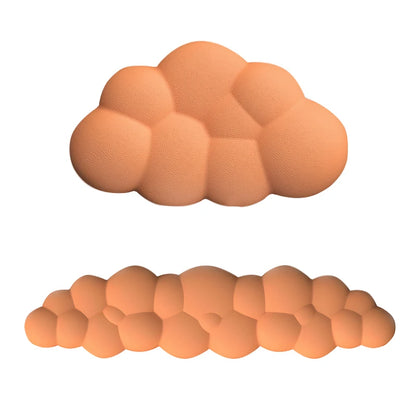 Cloud Shape Wrist Rest Pad Anti-Slip Desk Mat Memory Foam Palm Rest Ergonomic Mouse Pad Typing Wrist Rest Office Accessories