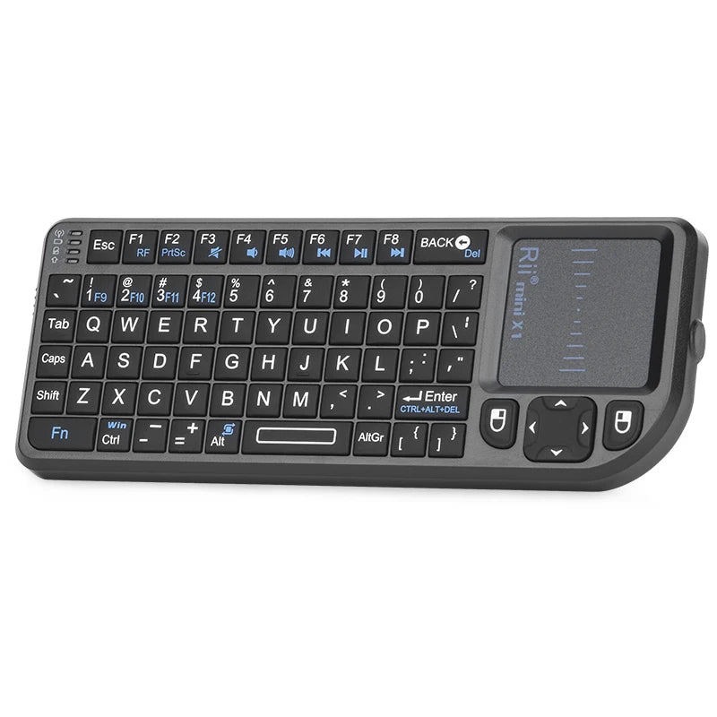 X1 2.4Ghz Mini Wireless Keyboard English/Es/Fr Keyboards with Touchpad for Android TV Box/Pc/Laptop