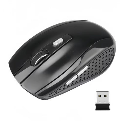 2.4G Wireless Mouse Gaming Mouse Silent Mouse Ergonomic Mouse 6 Buttons 1600 DPI Optical Office Mouse Mice for PC Laptop Macbook