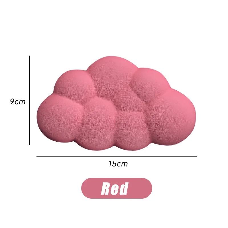 Cloud Shape Wrist Rest Pad Anti-Slip Desk Mat Memory Foam Palm Rest Ergonomic Mouse Pad Typing Wrist Rest Office Accessories