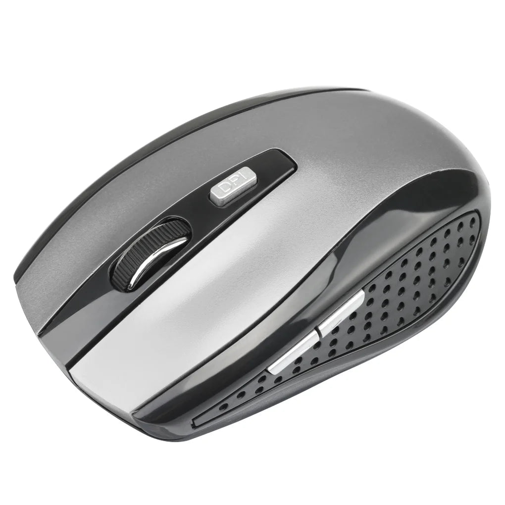 Wireless Gaming Mouse Adjustable DPI 2.4G 6 Buttons Optical Mouse for Laptop Notebook PC