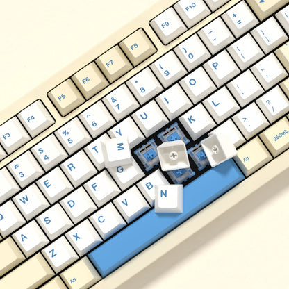 145 Keys Cherry Profile GMK Soymilk Keycaps PBT Retro Keycap Custom for Game Mechanical Keyboards MX DIY Sublimation