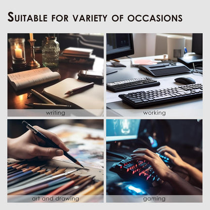 Cork Desk Mat - Dual-Sided Desk Pad for Office and Home - Desk Organization and Accessories - Ideal for Large Mouse Pad and Desk Mats on Top of Desks(Light Green,80Cmx 40Cm)