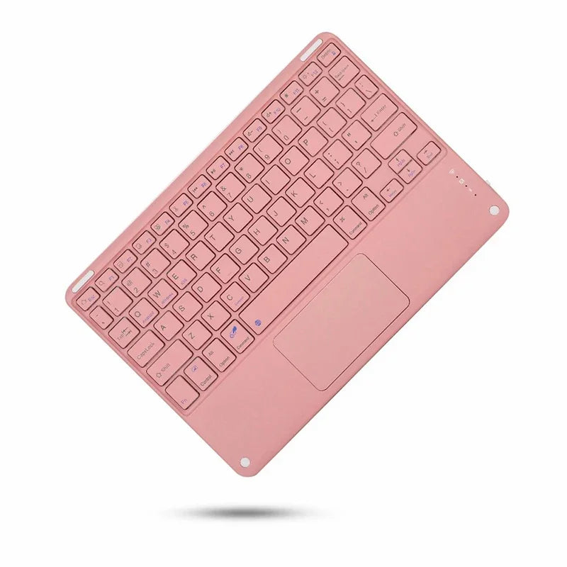Wireless Keyboard with Touchpad for Ipad Samsung Xiaomi Tablet Keyboard for Phone Laptop 10'' Keyboards Bluetooth Rechargeable