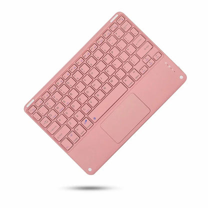 Wireless Keyboard with Touchpad for Ipad Samsung Xiaomi Tablet Keyboard for Phone Laptop 10'' Keyboards Bluetooth Rechargeable