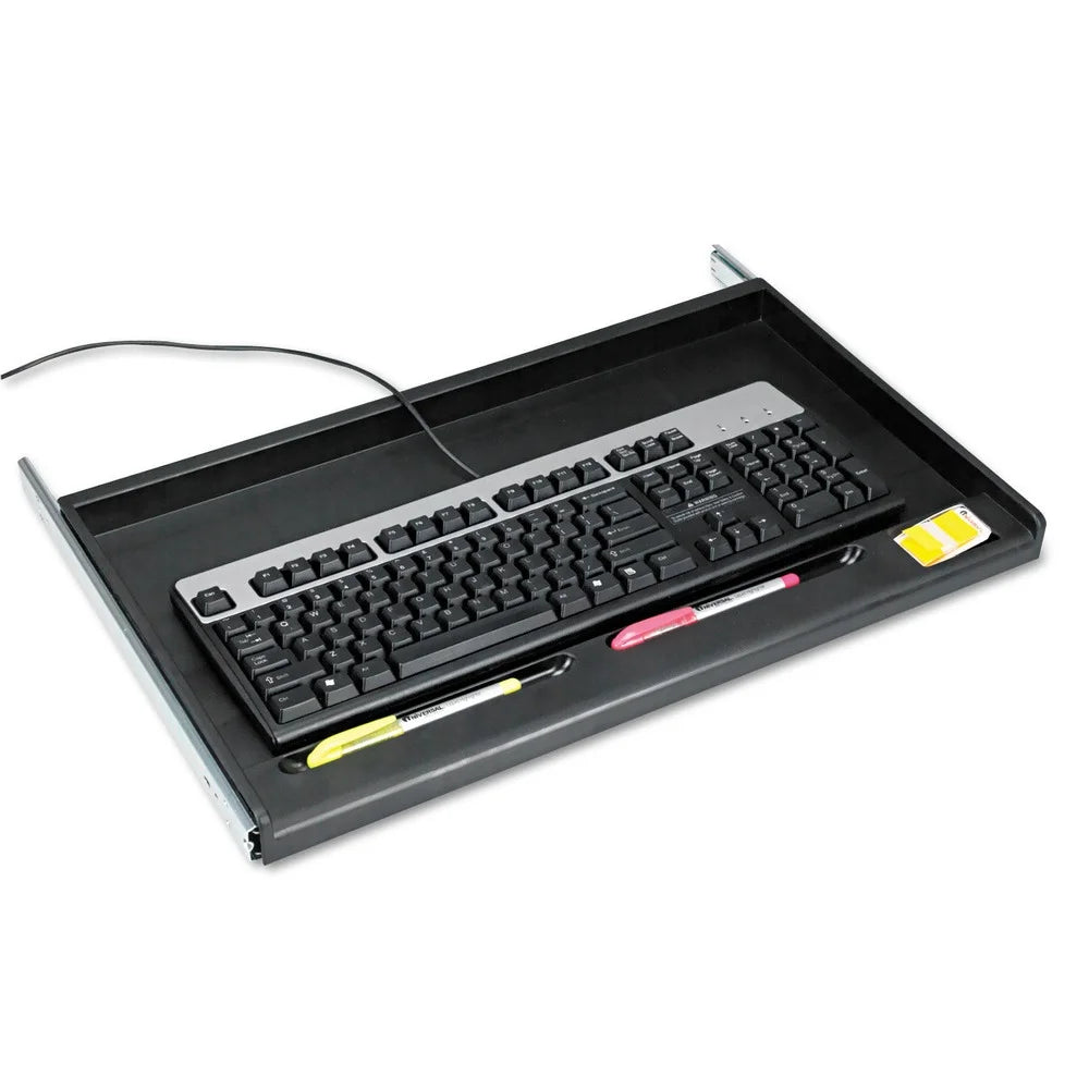 IVR53010 21.38 In. X 12.88 In. Standard Underdesk Keyboard Drawer - Black