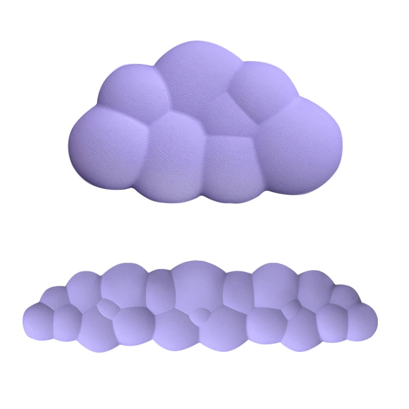 Cloud Shape Wrist Rest Pad Anti-Slip Desk Mat Memory Foam Palm Rest Ergonomic Mouse Pad Typing Wrist Rest Office Accessories