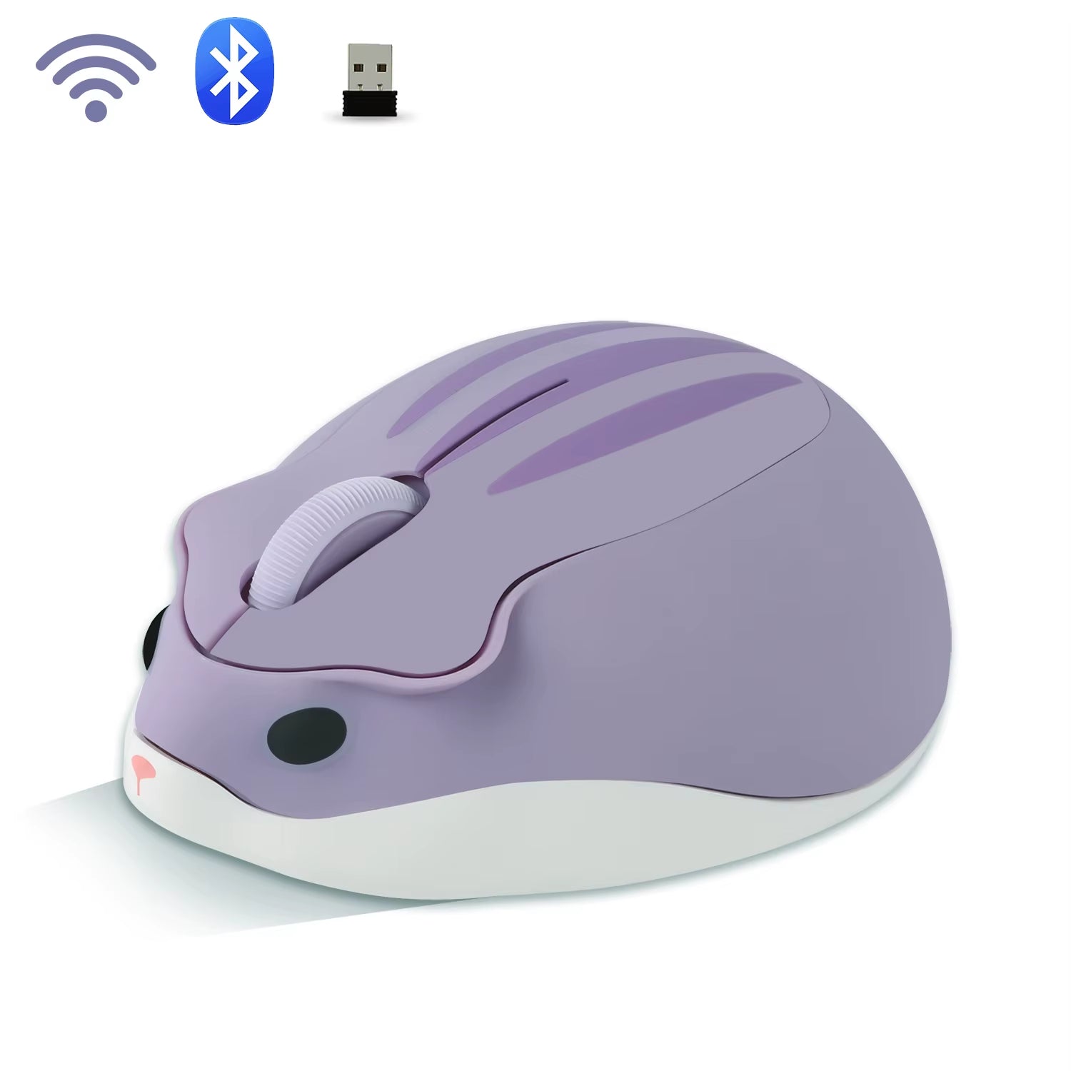 2.4G Wireless Mouse 3D Mini Hamster Cute Mouse Pink USB Optical Computer Mause 1600DPI Game Ergonomic Mice for Ноутбук Kid Gift
