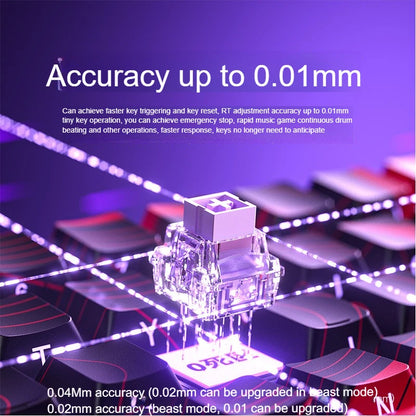 New Aula Win 60/68He Magnetic Switch 8K Keyboard Rapid Trigger Wired Custom Rgb Hot Swap Rt Esports Gamer Mechanical Keyboard