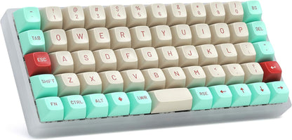 MT3 Jukebox Keycap Set, ABS Hi-Profile Keycaps, Doubleshot Legends, MX Style Covers Ortholinear Keyboards (Ortho Kit)