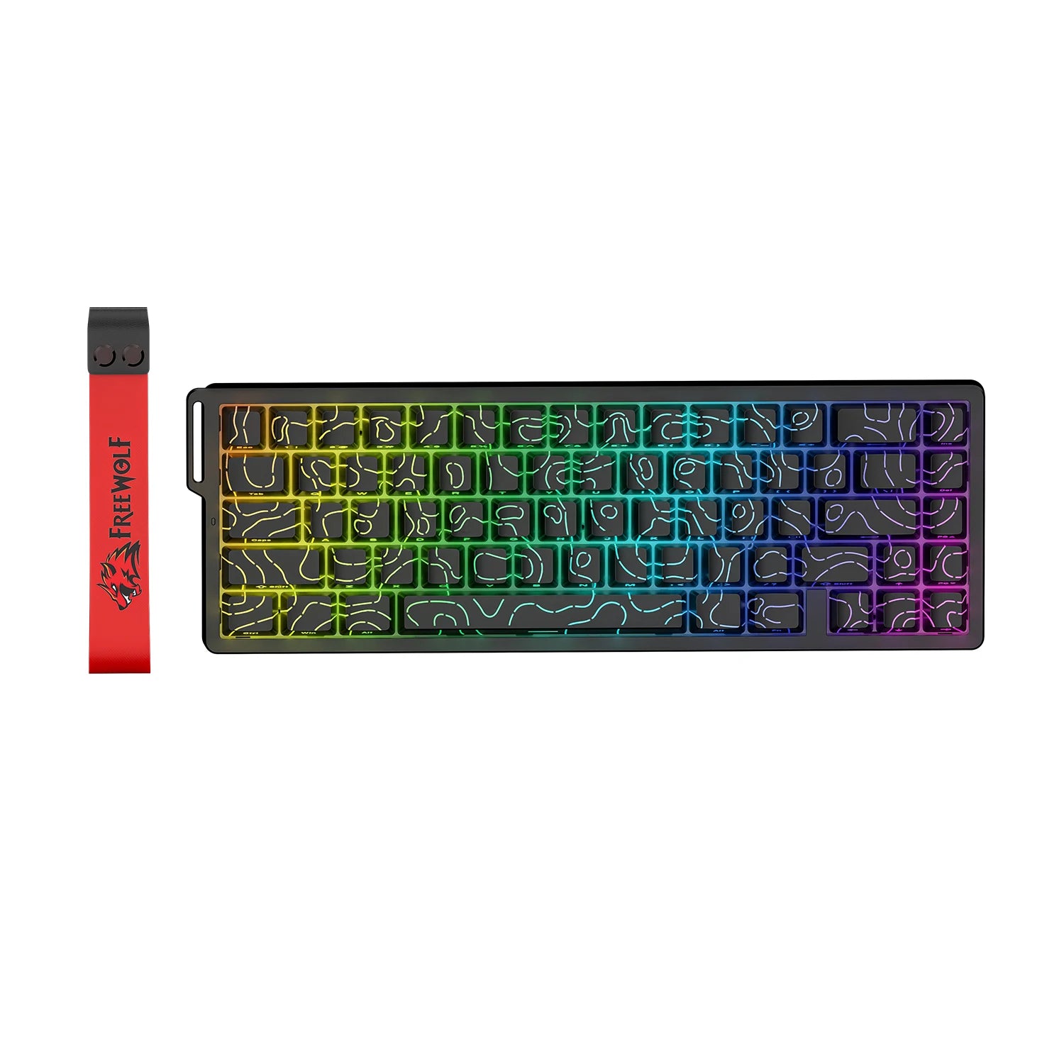 F68PRO 8K RGB Mechanical Keyboard ,Magnetic Switch,0.01Mm RT Accuracy,128K Scan Rate,Customs Gaming Keyboards