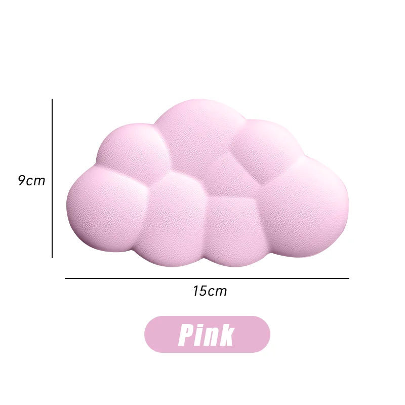 Cloud Shape Wrist Rest Pad Anti-Slip Desk Mat Memory Foam Palm Rest Ergonomic Mouse Pad Typing Wrist Rest Office Accessories