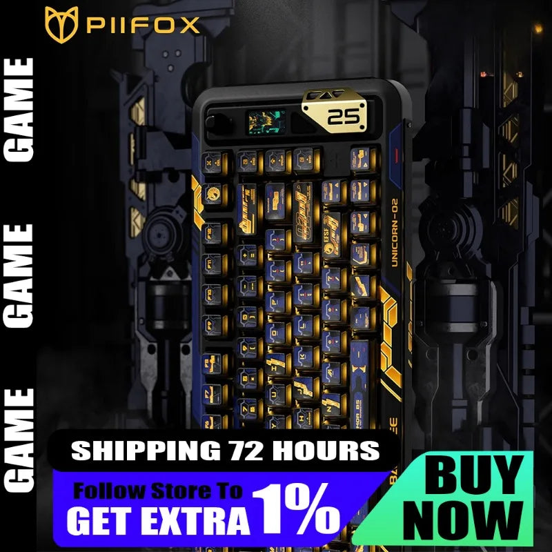 Banshee Custom Resin RGB PBT Translucent Five-Sided Heat Sublimation Keycaps Anime 141Keys OEM Mechanical Keyboards