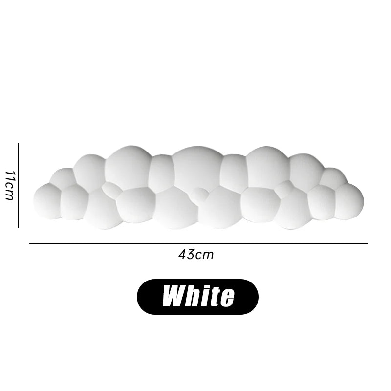 Cloud Shape Wrist Rest Pad Anti-Slip Desk Mat Memory Foam Palm Rest Ergonomic Mouse Pad Typing Wrist Rest Office Accessories