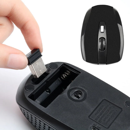 Wireless Gaming Mouse Adjustable DPI 2.4G 6 Buttons Optical Mouse for Laptop Notebook PC