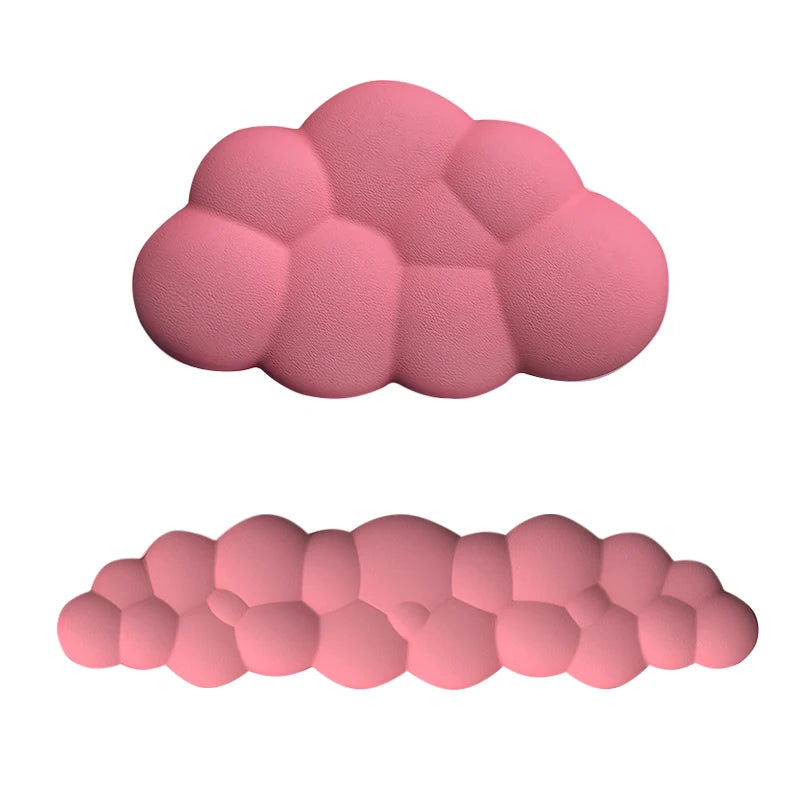 Cloud Shape Wrist Rest Pad Anti-Slip Desk Mat Memory Foam Palm Rest Ergonomic Mouse Pad Typing Wrist Rest Office Accessories