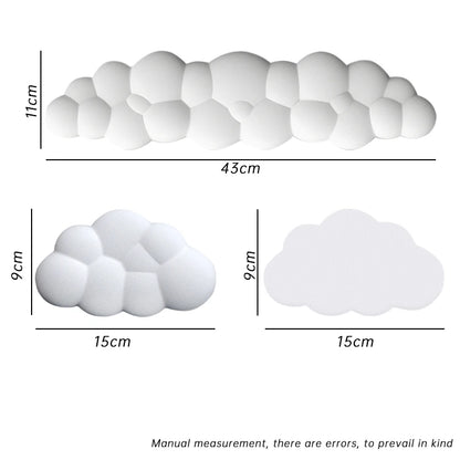 Cloud Shape Wrist Rest Pad Anti-Slip Desk Mat Memory Foam Palm Rest Ergonomic Mouse Pad Typing Wrist Rest Office Accessories
