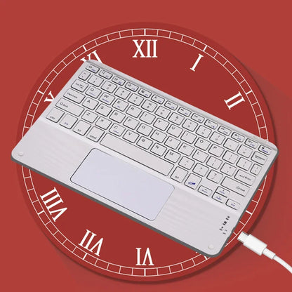 Wireless Keyboard with Touchpad for Ipad Samsung Xiaomi Tablet Keyboard for Phone Laptop 10'' Keyboards Bluetooth Rechargeable
