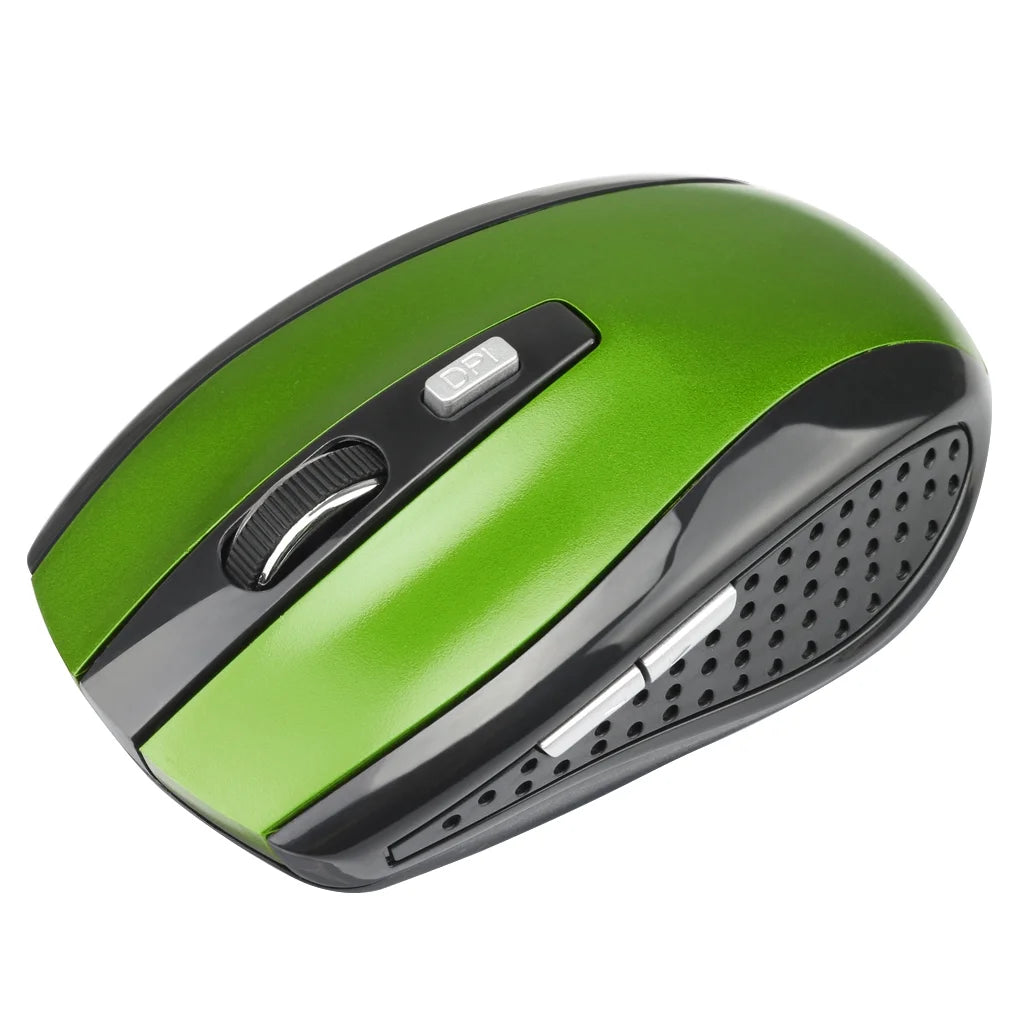 Wireless Gaming Mouse Adjustable DPI 2.4G 6 Buttons Optical Mouse for Laptop Notebook PC