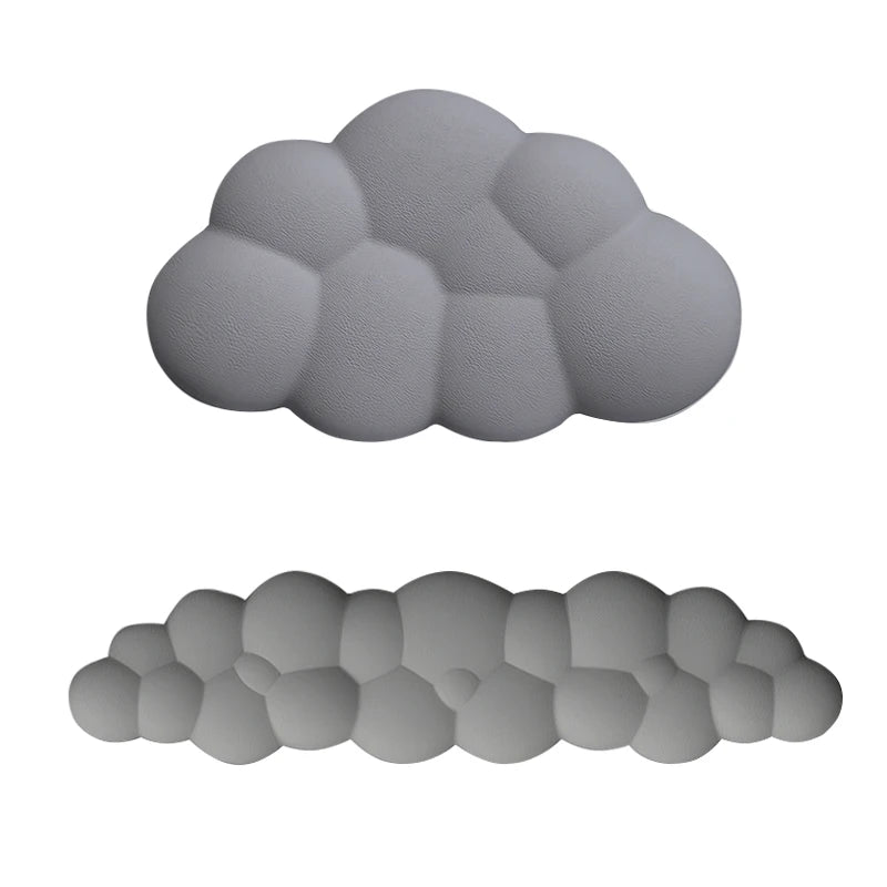 Cloud Shape Wrist Rest Pad Anti-Slip Desk Mat Memory Foam Palm Rest Ergonomic Mouse Pad Typing Wrist Rest Office Accessories