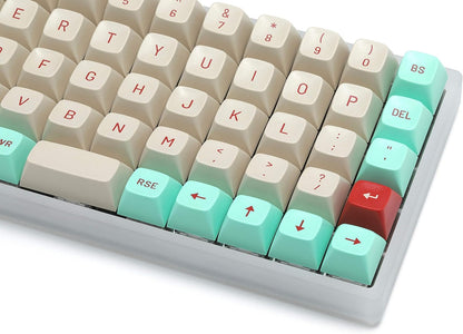 MT3 Jukebox Keycap Set, ABS Hi-Profile Keycaps, Doubleshot Legends, MX Style Covers Ortholinear Keyboards (Ortho Kit)
