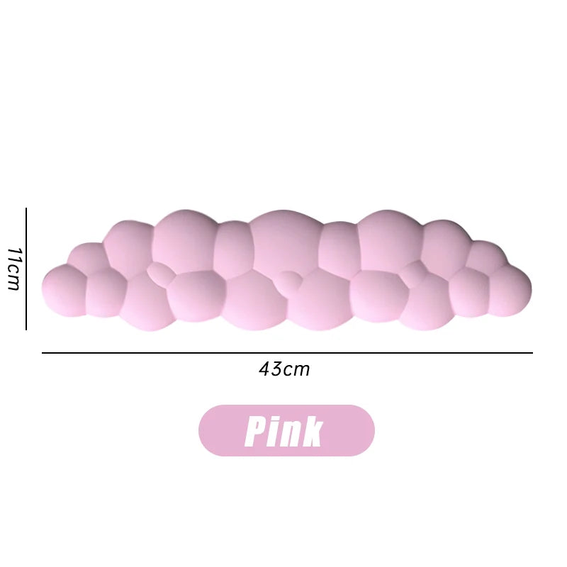 Cloud Shape Wrist Rest Pad Anti-Slip Desk Mat Memory Foam Palm Rest Ergonomic Mouse Pad Typing Wrist Rest Office Accessories