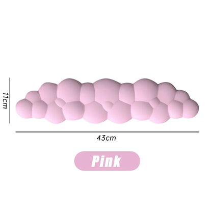 Cloud Shape Wrist Rest Pad Anti-Slip Desk Mat Memory Foam Palm Rest Ergonomic Mouse Pad Typing Wrist Rest Office Accessories