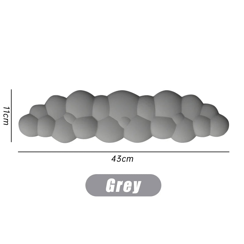 Cloud Shape Wrist Rest Pad Anti-Slip Desk Mat Memory Foam Palm Rest Ergonomic Mouse Pad Typing Wrist Rest Office Accessories