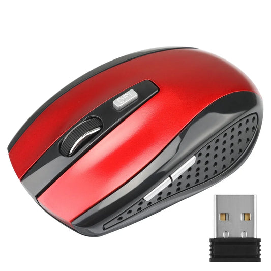 Wireless Gaming Mouse Adjustable DPI 2.4G 6 Buttons Optical Mouse for Laptop Notebook PC