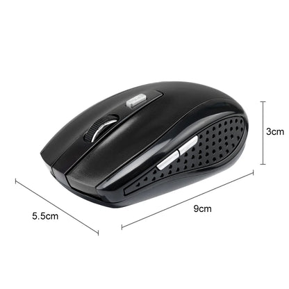 Wireless Gaming Mouse Adjustable DPI 2.4G 6 Buttons Optical Mouse for Laptop Notebook PC