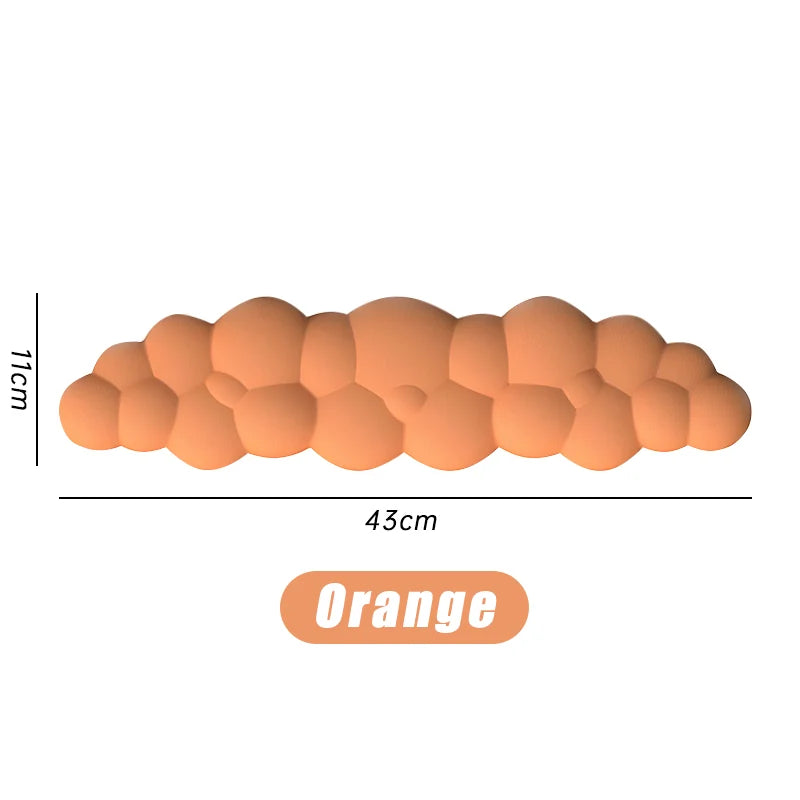 Cloud Shape Wrist Rest Pad Anti-Slip Desk Mat Memory Foam Palm Rest Ergonomic Mouse Pad Typing Wrist Rest Office Accessories
