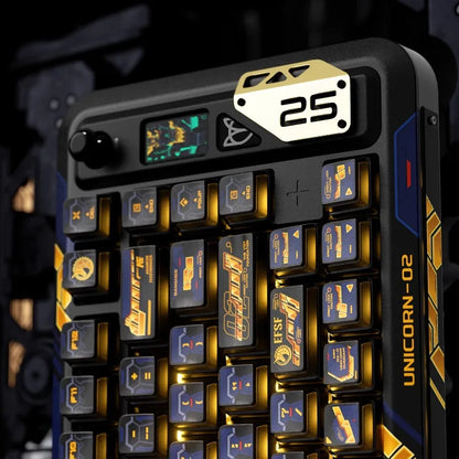 Banshee Custom Resin RGB PBT Translucent Five-Sided Heat Sublimation Keycaps Anime 141Keys OEM Mechanical Keyboards