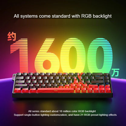 New Aula Win 60/68He Magnetic Switch 8K Keyboard Rapid Trigger Wired Custom Rgb Hot Swap Rt Esports Gamer Mechanical Keyboard