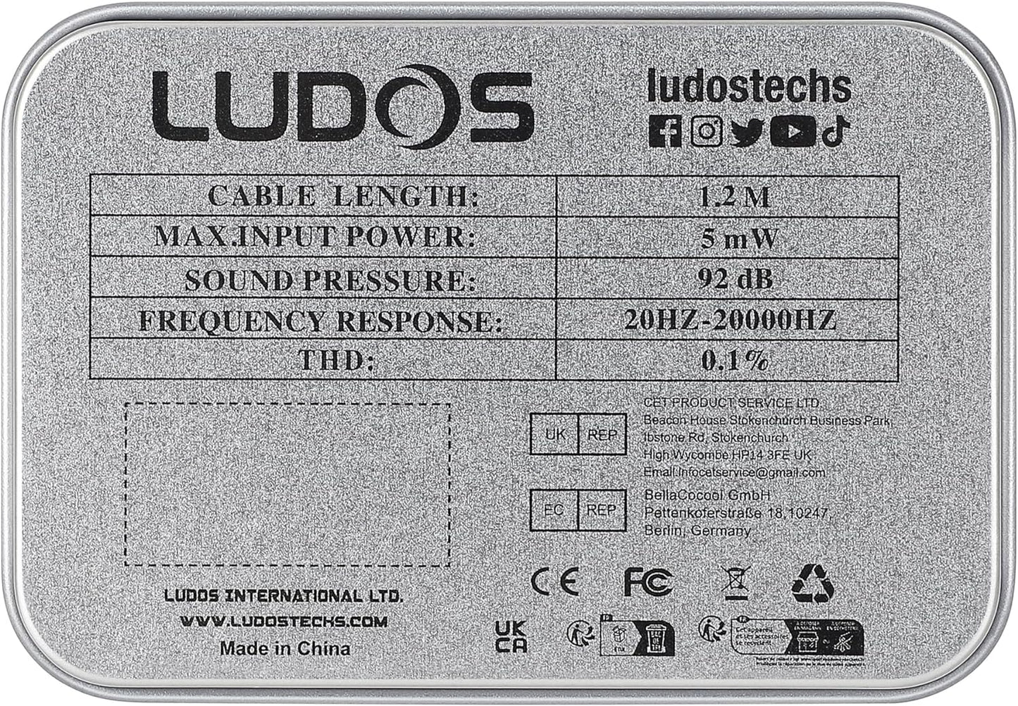 Ultra Wired Earbuds In-Ear Headphones, 5 Years Warranty, Earphones with Microphone, Noise Isolating Ear Buds, Memory Foam for Iphone, Samsung, School Students, Kids, Women, Small Ears - Brown