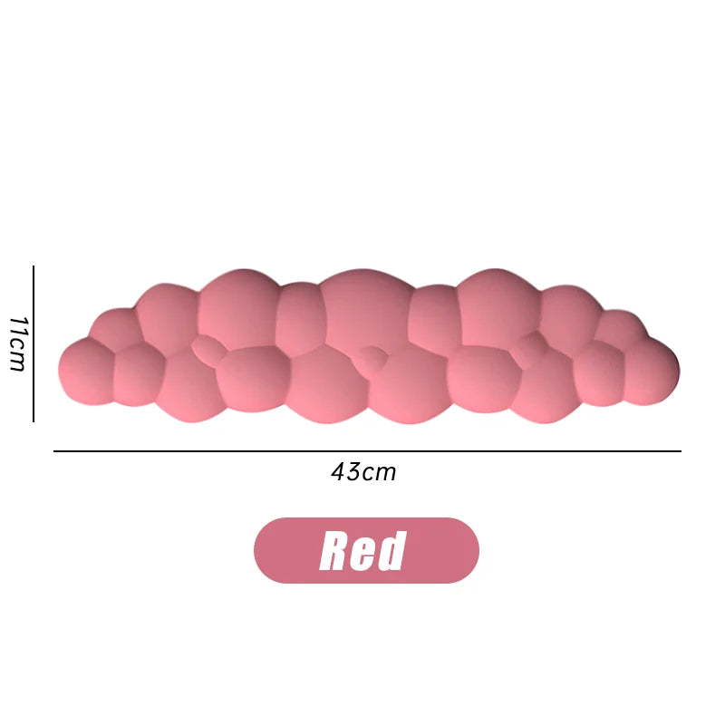 Cloud Shape Wrist Rest Pad Anti-Slip Desk Mat Memory Foam Palm Rest Ergonomic Mouse Pad Typing Wrist Rest Office Accessories