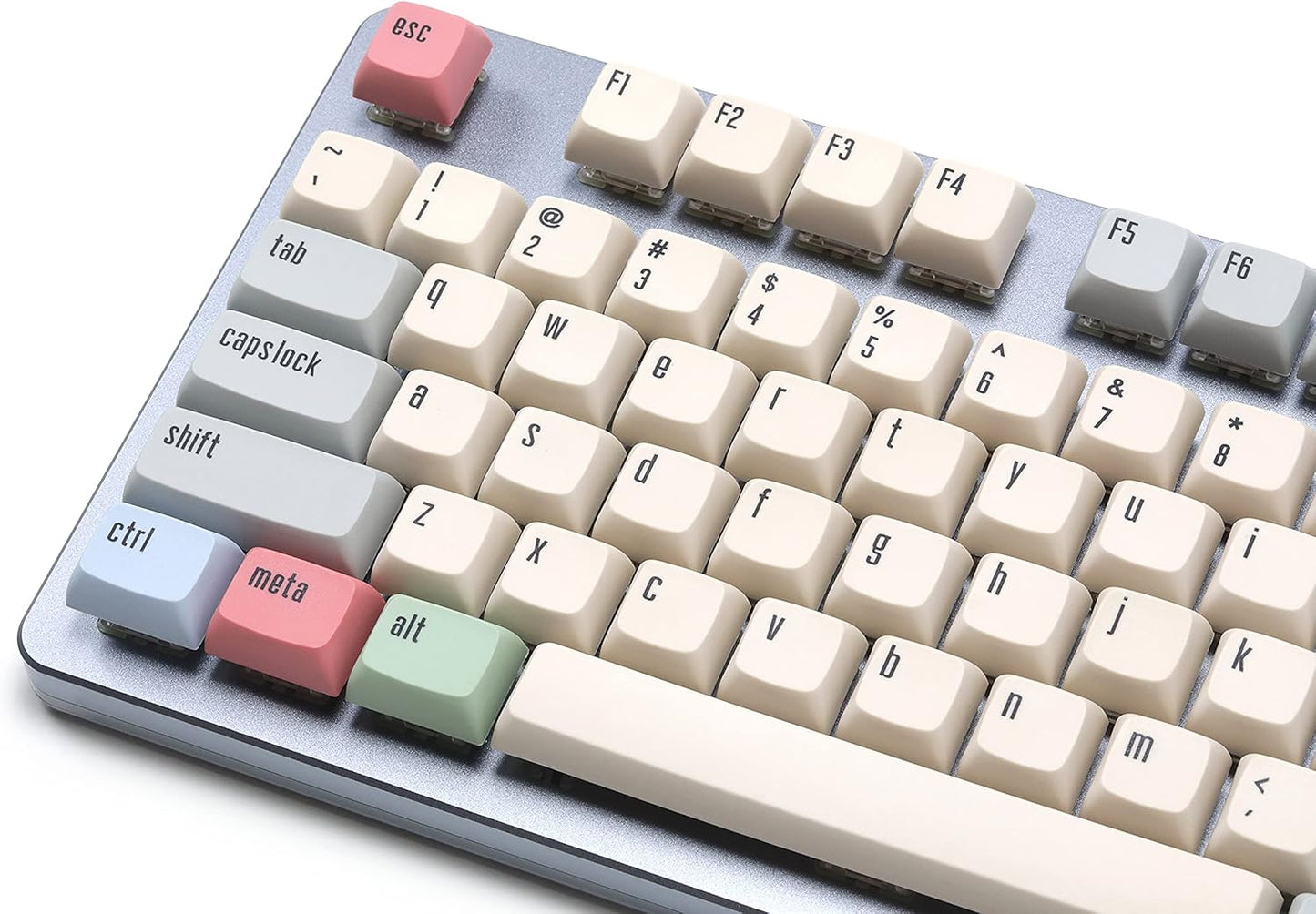 + Mito XDA Canvas Keycap Set for Tenkeyless Keyboards - Compatible with Cherry MX Switches and Clones (TKL 94-Key Kit)