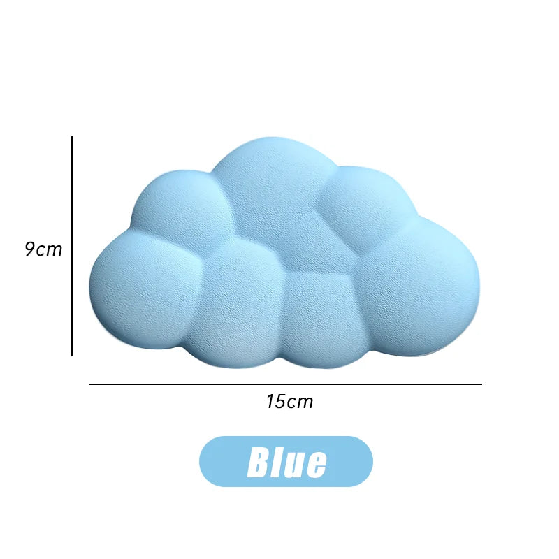 Cloud Shape Wrist Rest Pad Anti-Slip Desk Mat Memory Foam Palm Rest Ergonomic Mouse Pad Typing Wrist Rest Office Accessories