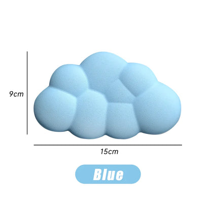 Cloud Shape Wrist Rest Pad Anti-Slip Desk Mat Memory Foam Palm Rest Ergonomic Mouse Pad Typing Wrist Rest Office Accessories