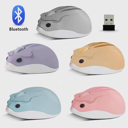 2.4G Wireless Mouse 3D Mini Hamster Cute Mouse Pink USB Optical Computer Mause 1600DPI Game Ergonomic Mice for Ноутбук Kid Gift