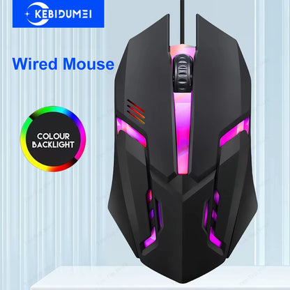 USB Wired Mouse RGB Colorful Mouse 5000 DPI Gaming Mouse Optical Wired Mouse Mice Ergonomic Mouse for PC Computer Laptop Macbook