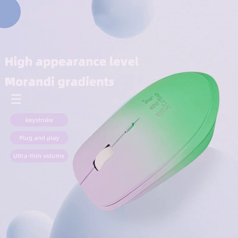 Ultra Slim Wireless Battery Mouse, 2.4G Silent Receiver Laptop Mouse, Ergonomic Laptop Wireless Battery Mouse, Portable Mobile O