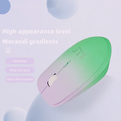 Ultra Slim Wireless Battery Mouse, 2.4G Silent Receiver Laptop Mouse, Ergonomic Laptop Wireless Battery Mouse, Portable Mobile O