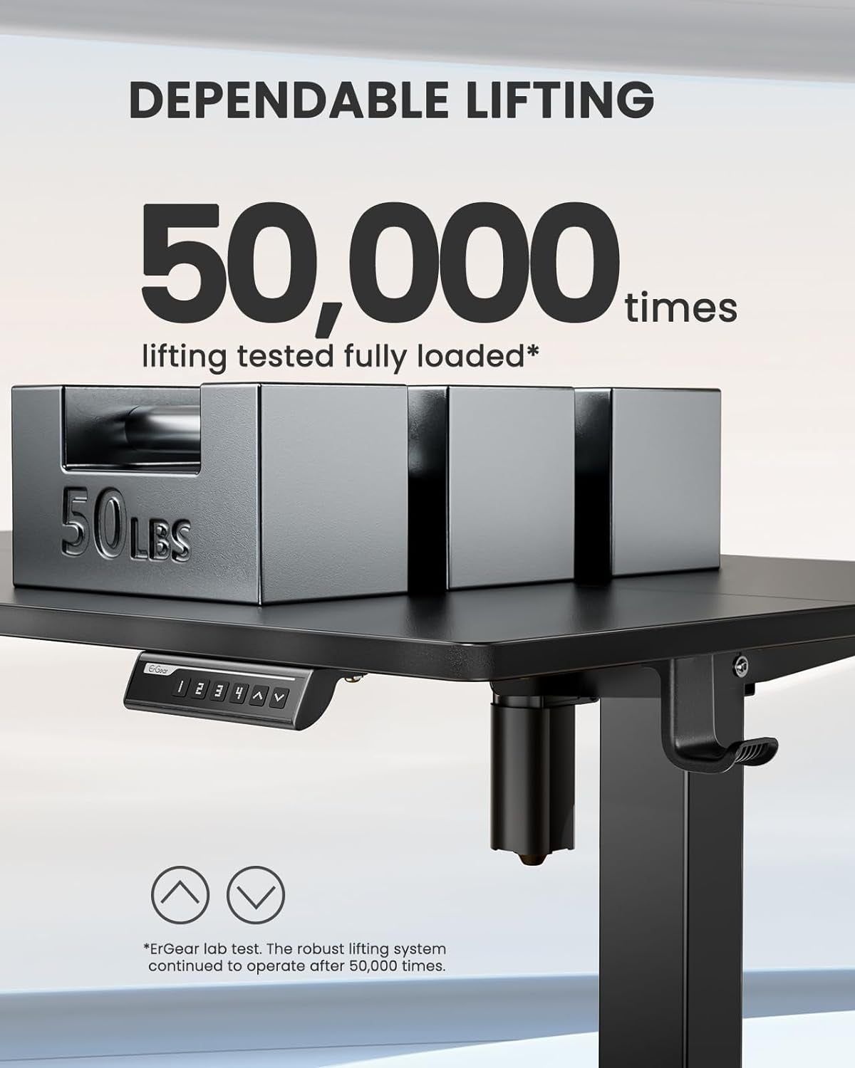 Height Adjustable Electric Standing Desk, 48 X 24 Inches Sit Stand up Desk, Memory Computer Home Office Desk with Two-Piece Desktop (Black)