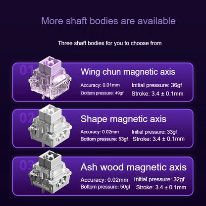 New Aula Win 60/68He Magnetic Switch 8K Keyboard Rapid Trigger Wired Custom Rgb Hot Swap Rt Esports Gamer Mechanical Keyboard