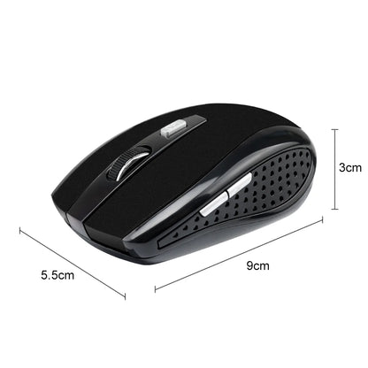 Wireless Gaming Mouse Adjustable DPI 2.4G 6 Buttons Optical Mouse for Laptop Notebook PC